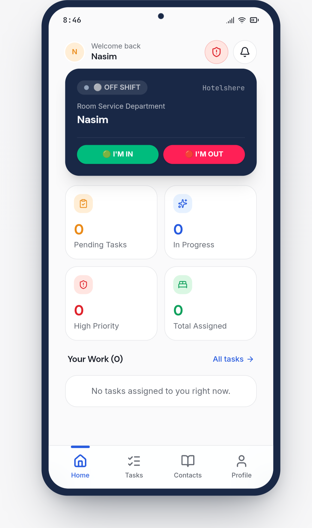 Hotel Friendly Mobile App
